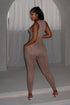 Nicole Mineral Washed Zip Up Sleeveless Jumpsuit